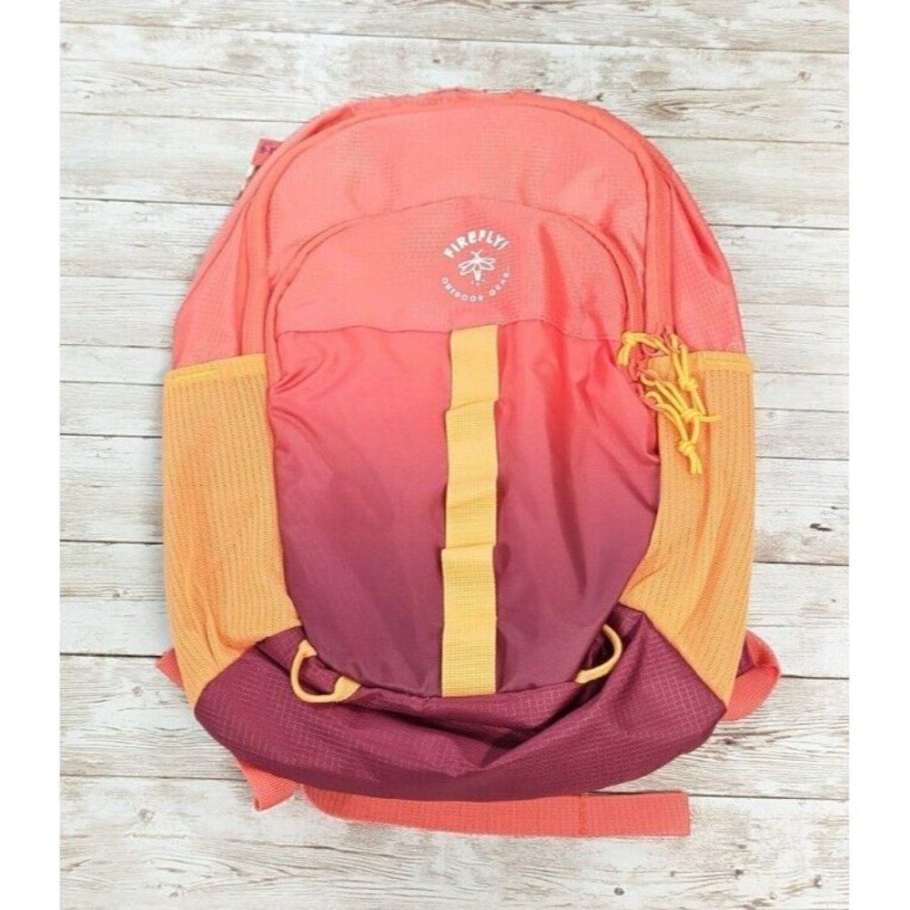 Firefly 30826 Girls Sz 11" x 4.5"x 16" Red Shoulder Strap Outdoor Gear Backpack